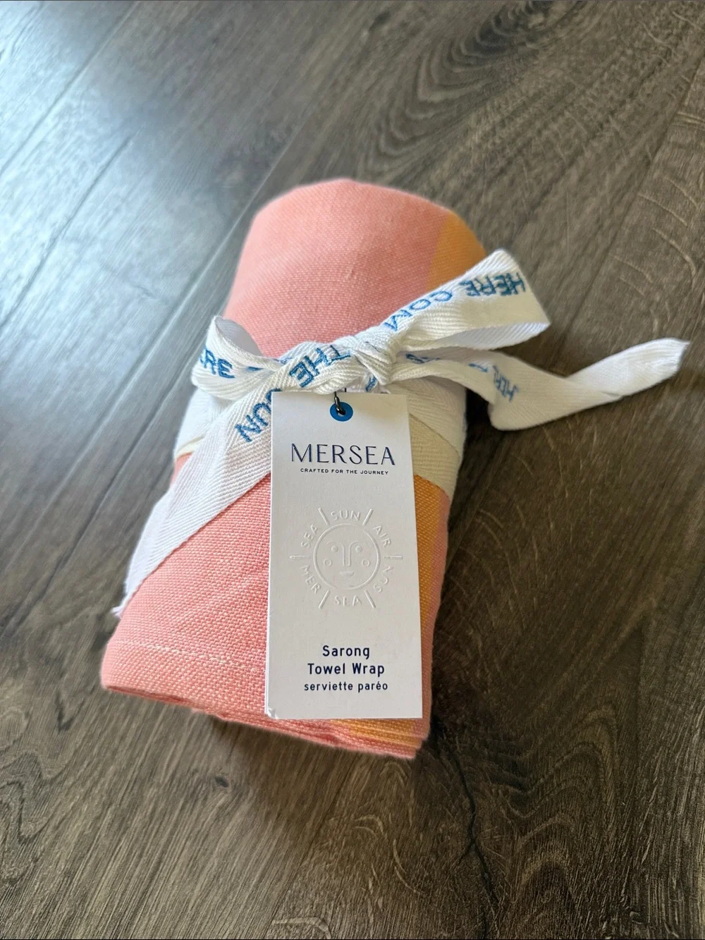 MERSEA Towel Sarong PINK NWT